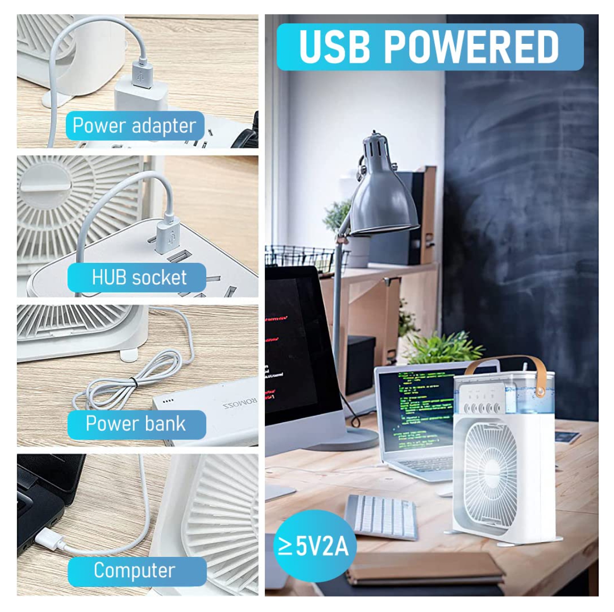 Aire Ventilador Humificador más 2Esencia